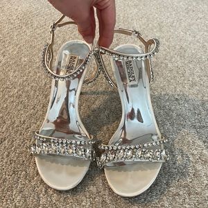 Badgley Mischka Marina Rhinestone Heels